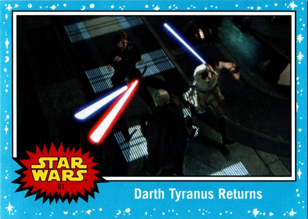 Topps Journey to Star Wars: Rise of Skywalker - 61 - Darth Tyranus Returns - Basis Karte
