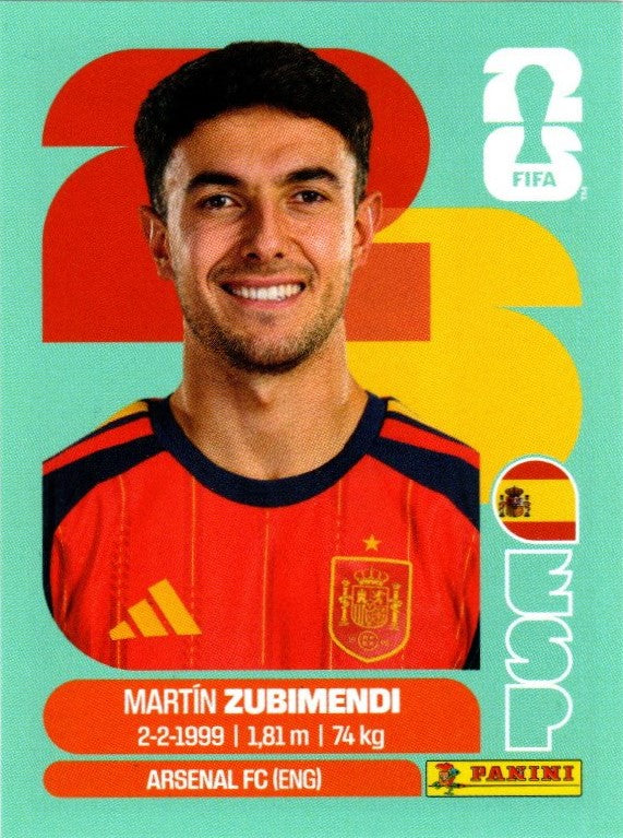 Panini FIFA World Cup 2026 - ESP 9 - Martin Zubimendi