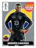 Panini FIFA World Cup 2026 Sammelsticker - Extra Sticker -  Moisés Caicedo - SIlber - Ecuador
