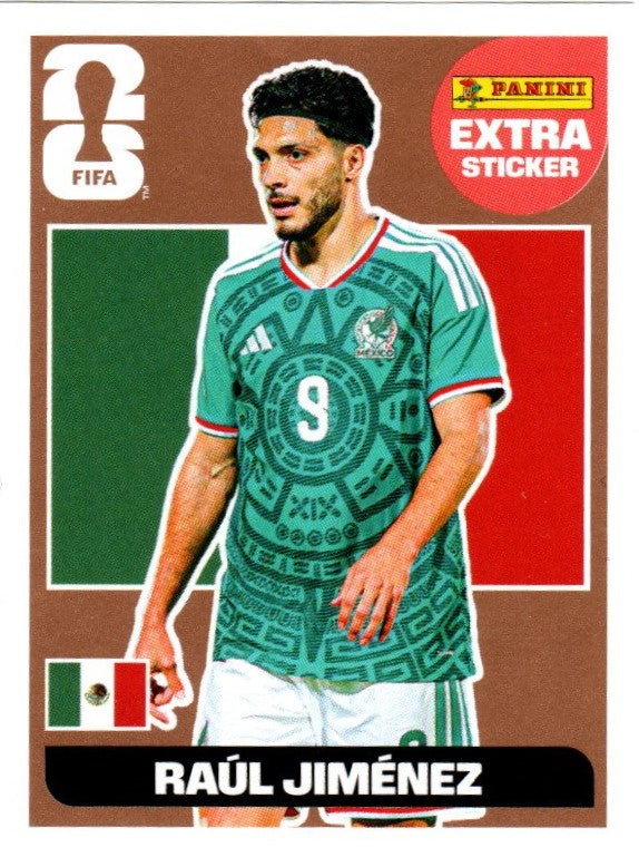 Panini FIFA World Cup 2026 Sammelsticker - Extra Sticker -  Raúl Jiménez - Bronze - Mexico
