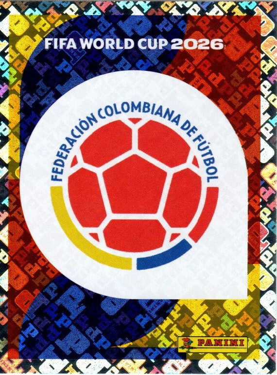 Panini FIFA World Cup 2026 Sammelsticker - COL 1 - Logo Kolumbien - Holo