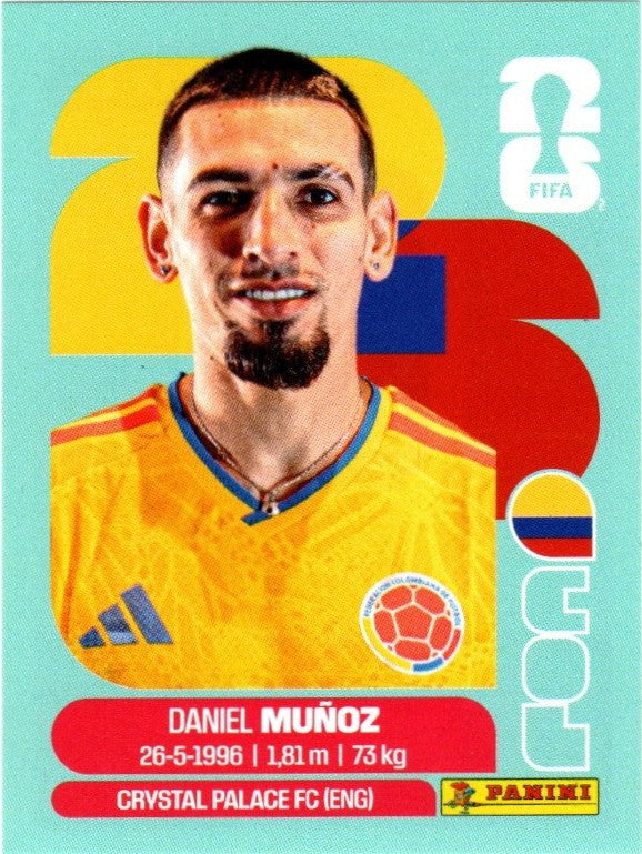 Panini FIFA World Cup 2026 Sammelsticker - COL 6 - Daniel Munoz - Kolumbien