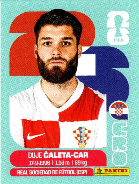 Panini FIFA World Cup 2026 Sammelsticker - CRO 73 - Duje Caleta-Car - Kroatien