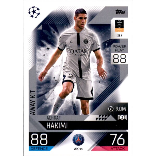 Topps Match Attax Champions League 2022/23 - AK11 - Achraf Hakimi - Away Kit