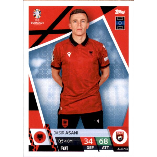 Topps Match Attax EURO 2024 Germany - ALB 13 - Jasir Asani