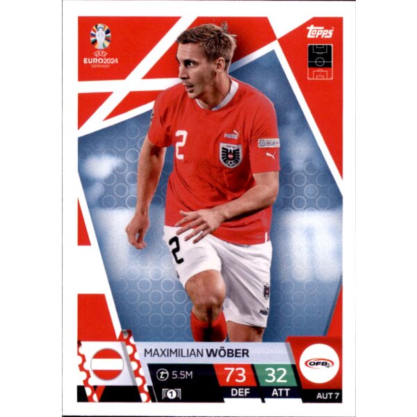 Topps Match Attax EURO 2024 Germany - AUT 7 - Maximilian Wöber