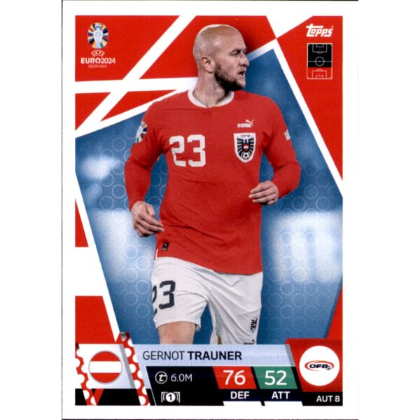 Topps Match Attax EURO 2024 Germany - AUT 8 - Gernot Trauner
