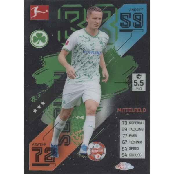 Topps Match Attax Bundesliga 2021/22 - BC2 - Paul Seguin - Chrome