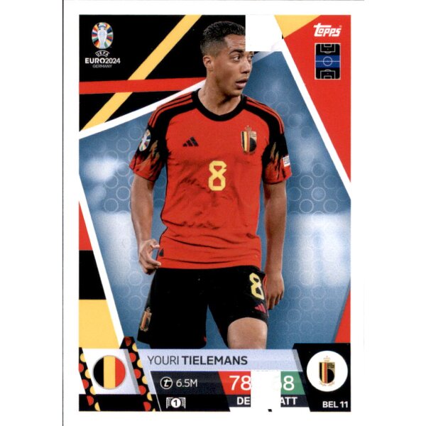 Topps Match Attax EURO 2024 Germany - BEL 11 - Youri Tielemans