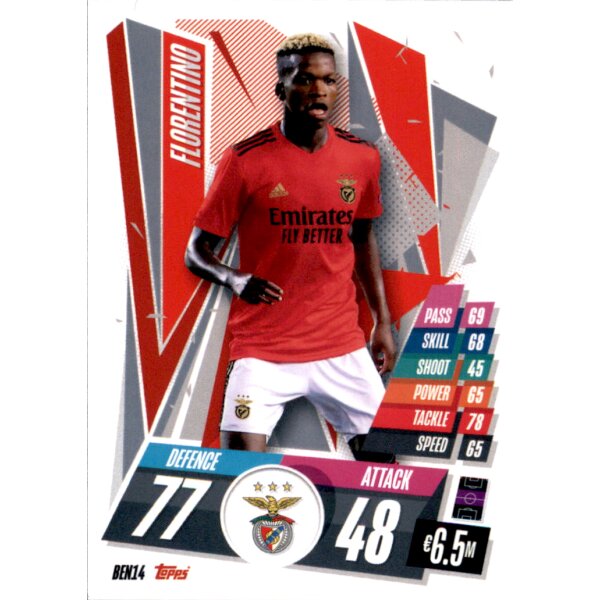 Topps Match Attax Champions League 2020/21 - BEN14 - Florentino - Basis Karte