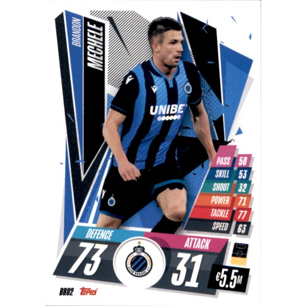 Topps Match Attax Champions League 2020/21 - BRU2 - Brandon Mechele - Basis Karte
