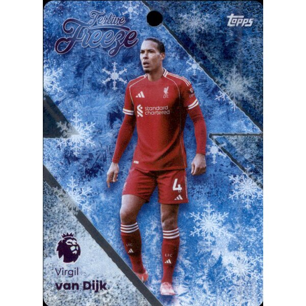 Topps Premier League 2025/2026 - FF4 - Virgil van Dijk - Festive Freeze