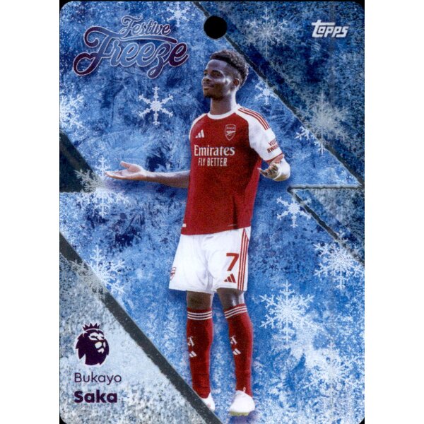 Topps Premier League 2025/2026 - FF7 - Bukayo Saka - Festive Freeze