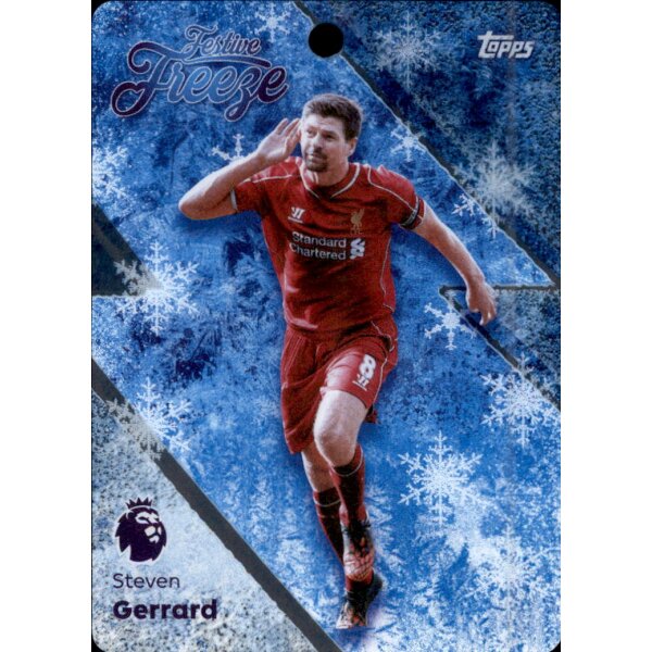 Topps Premier League 2025/2026 - FF8 - Steven Gerrard - Festive Freeze