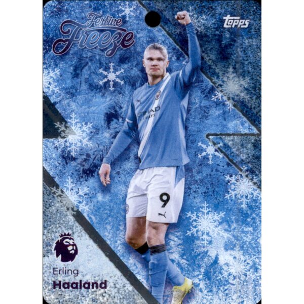 Topps Premier League 2025/2026 - FF9 - Erling Haaland - Festive Freeze