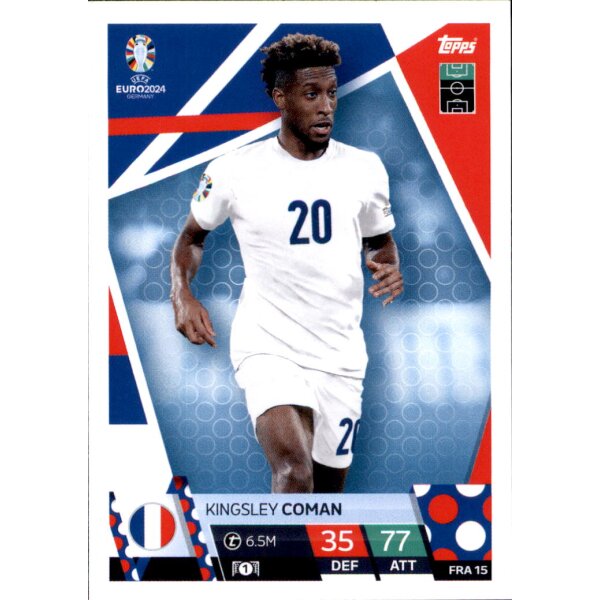 Topps Match Attax EURO 2024 Germany - FRA 15 - Kingsley Coman