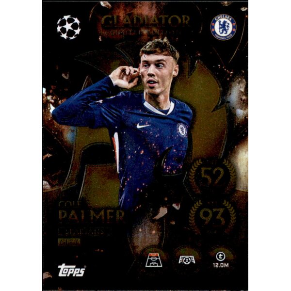 Topps Match Attax Champions League 2025/26 - GLE7 - Cole Palmer - Gladiators Limited Edition - Spartans