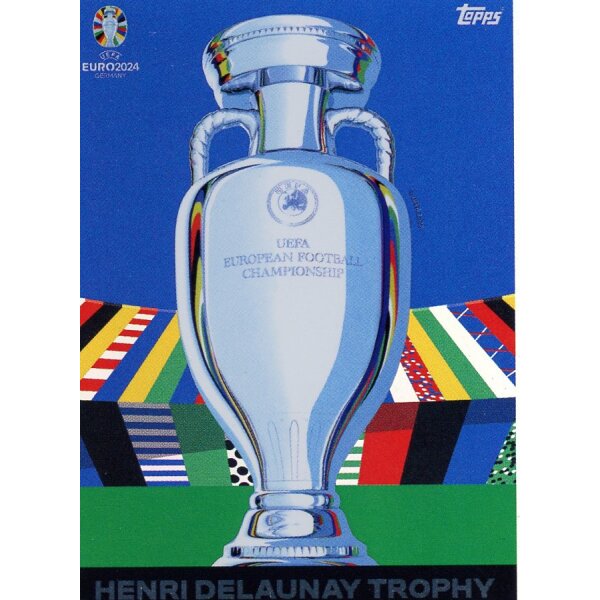 Topps Match Attax EURO 2024 Germany - LE 21 - Henri Delaunay Trophy - Limitierte Karte