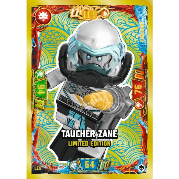 Blue Ocean LEGO Ninjago Serie 7 NEXT LEVEL (2022) - LE09 - Taucher Zane - Limited Edition