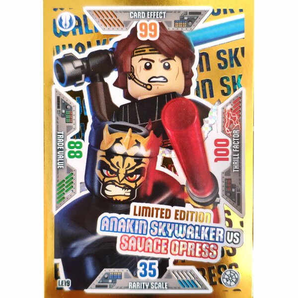 LE19 - Anakin Skywalker vs Savage Opress - Limitierte Auflage - LEGO Star Wars Serie 2