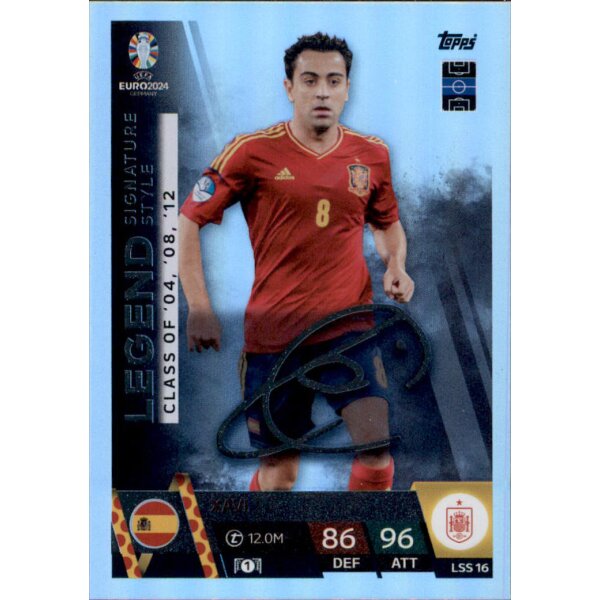 Topps Match Attax EURO 2024 Germany - LSS 16 - Xavi - Legend Signature Style