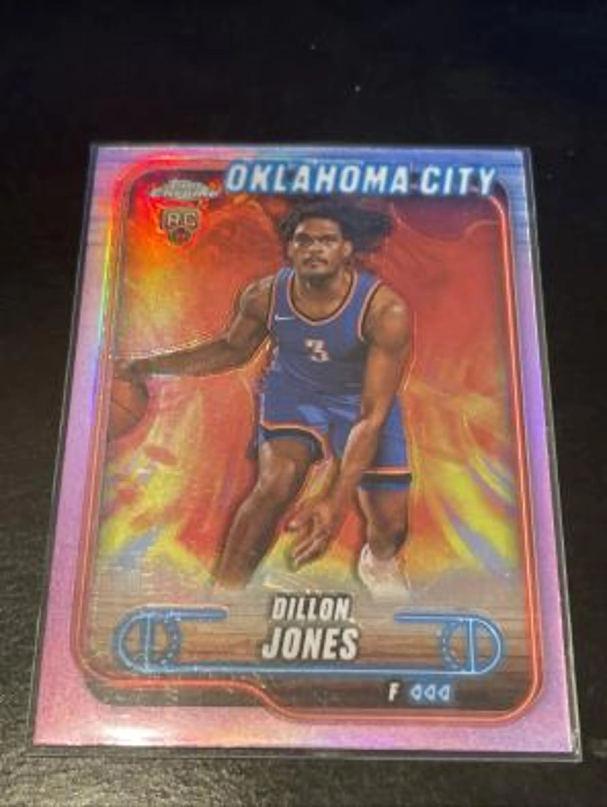 Topps Chrome 2024/25 NBA #189 Dillon Jones Pink Refractor