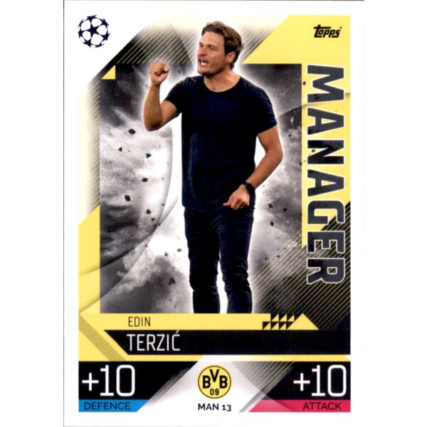 Topps Match Attax Champions League 2022/23 - MAN13 - Edin Terzic - Manager