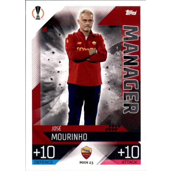 Topps Match Attax Champions League 2022/23 - MAN23 - Jose Mourinho - Manager