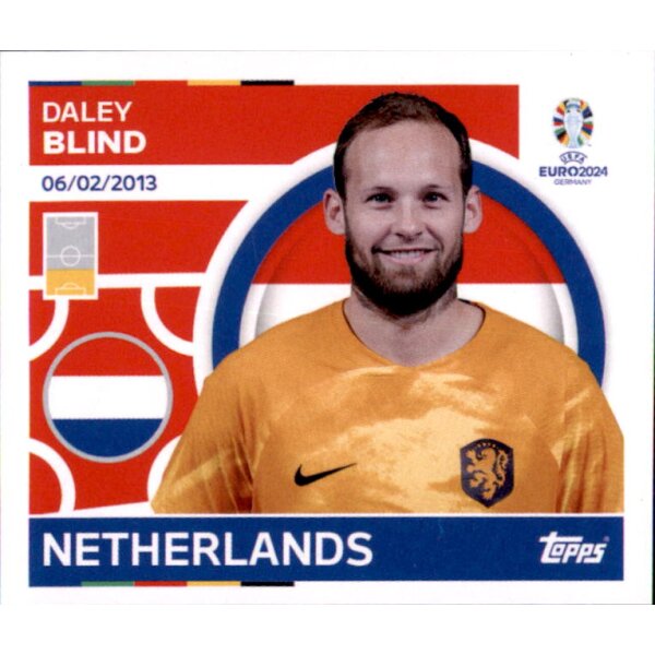 NED 10 - Daley Blind - Topps UEFA EURO Germany EM 2024