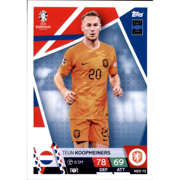 Topps Match Attax EURO 2024 Germany - NED 13 - Teun Koopmeiners