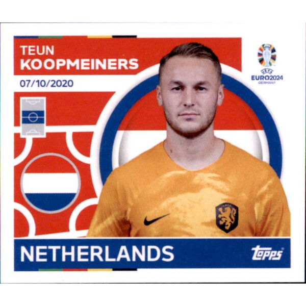 NED 15 - Teun Koopmeiners - Topps UEFA EURO Germany EM 2024