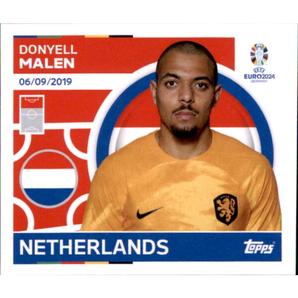 NED 16 - Donyell Malen - Topps UEFA EURO Germany EM 2024