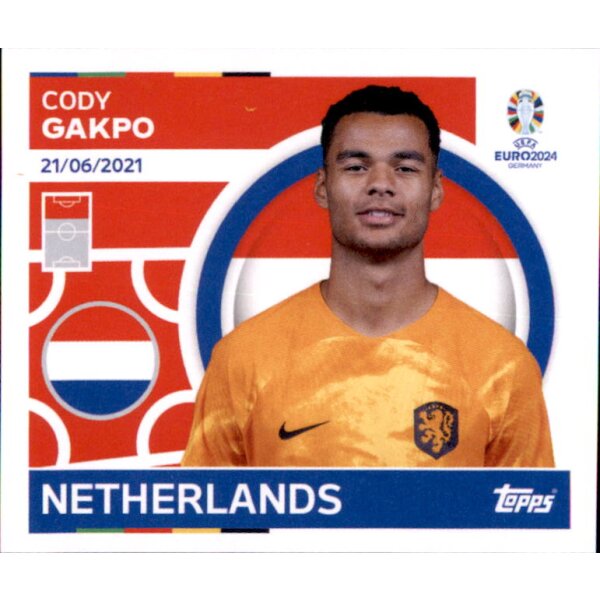 NED 18 - Cody Gakpo - Topps UEFA EURO Germany EM 2024