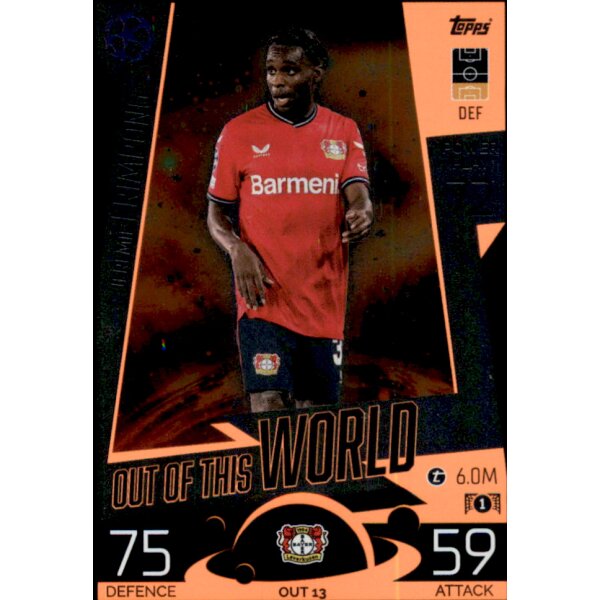 Topps Match Attax Champions League 2022/23 - OUT13 - Jeremie Frimpong - Out of this World