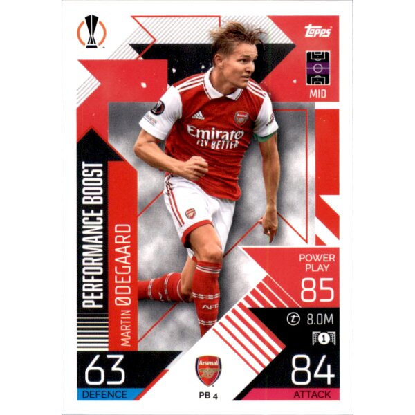 Topps Match Attax Champions League 2022/23 - PB04 - Martin Odegaard - Performance Boost