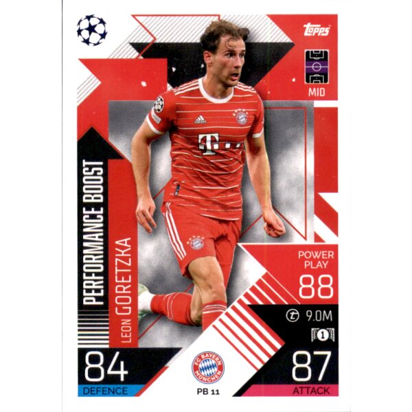 Topps Match Attax Champions League 2022/23 - PB11 - Leon Goretzka - Performance Boost
