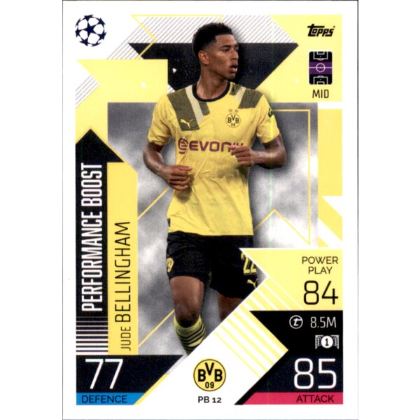 Topps Match Attax Champions League 2022/23 - PB12 - Jude Bellingham - Performance Boost
