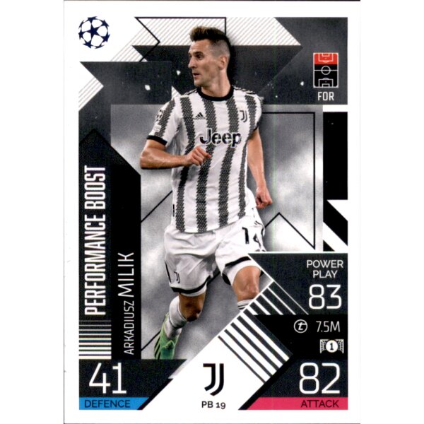 Topps Match Attax Champions League 2022/23 - PB19 - Arkadiusz Milik - Performance Boost