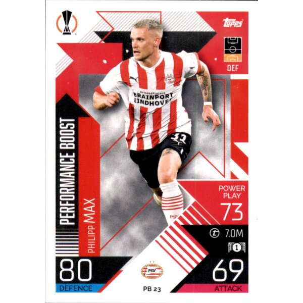 Topps Match Attax Champions League 2022/23 - PB23 - Philipp Max - Performance Boost