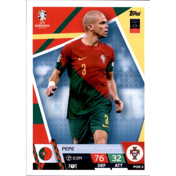 Topps Match Attax EURO 2024 Germany - POR 3 - Pepe