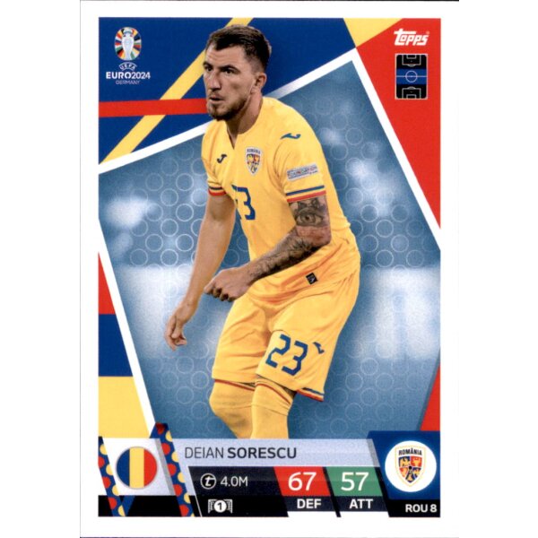Topps Match Attax EURO 2024 Germany - ROU 8 - Deian Sorescu