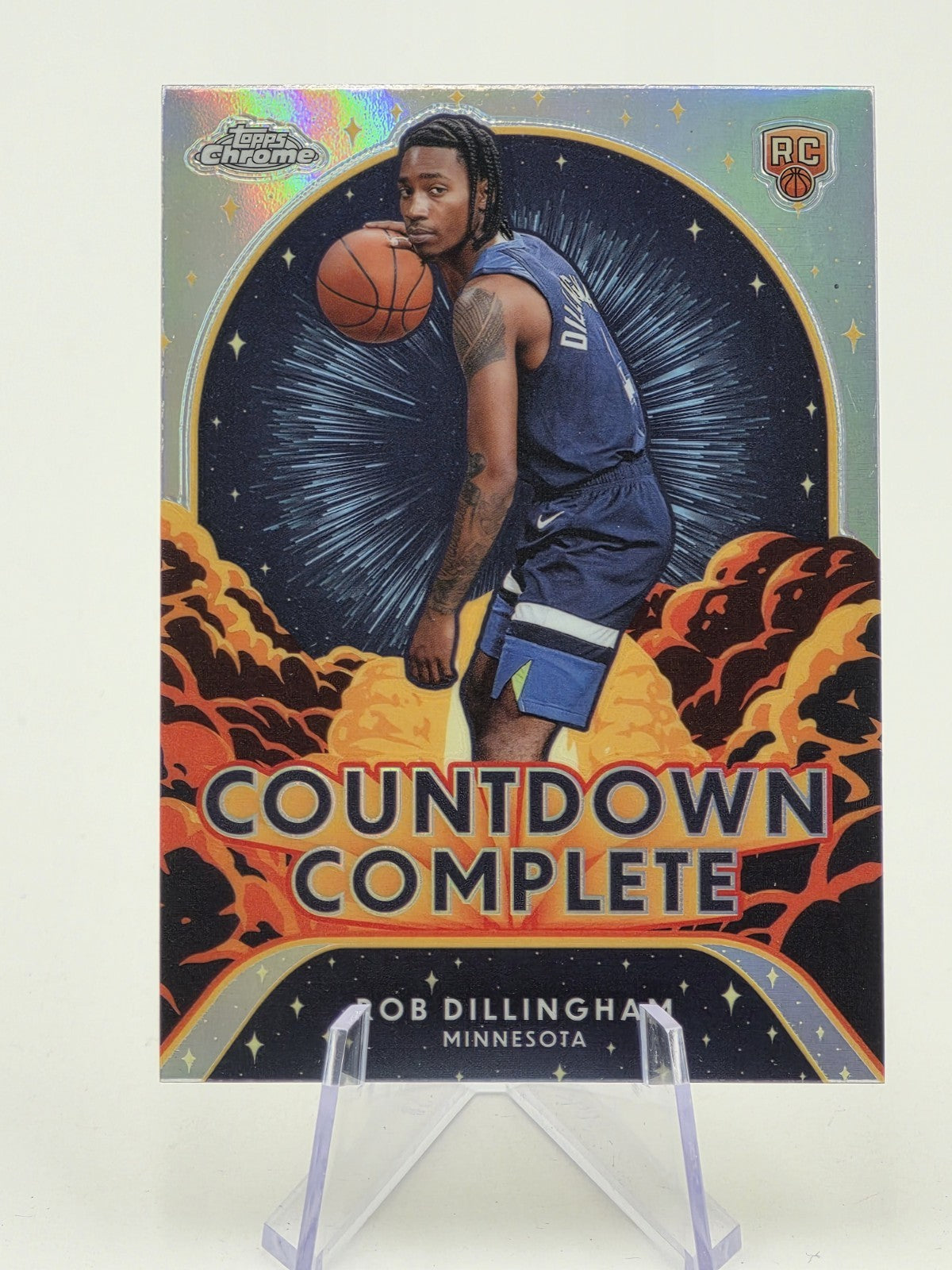 Topps Chrome 2024/25 NBA Rob Dillingham #CC-16 Countdown Complete