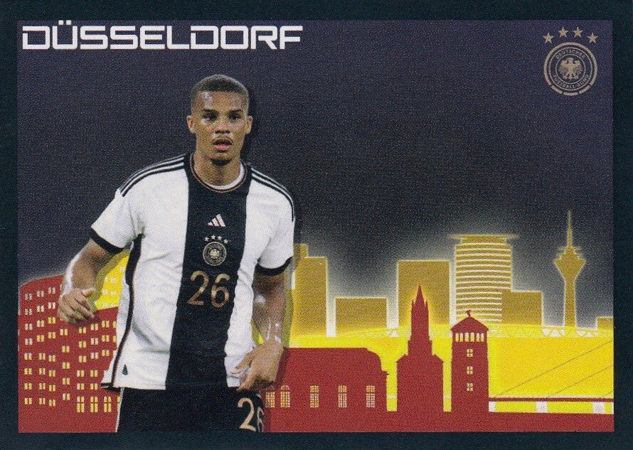 Ferrero Teamsticker Fußball EURO 2024 Panini Nr. 55: Düsseldorf Sammelbild
