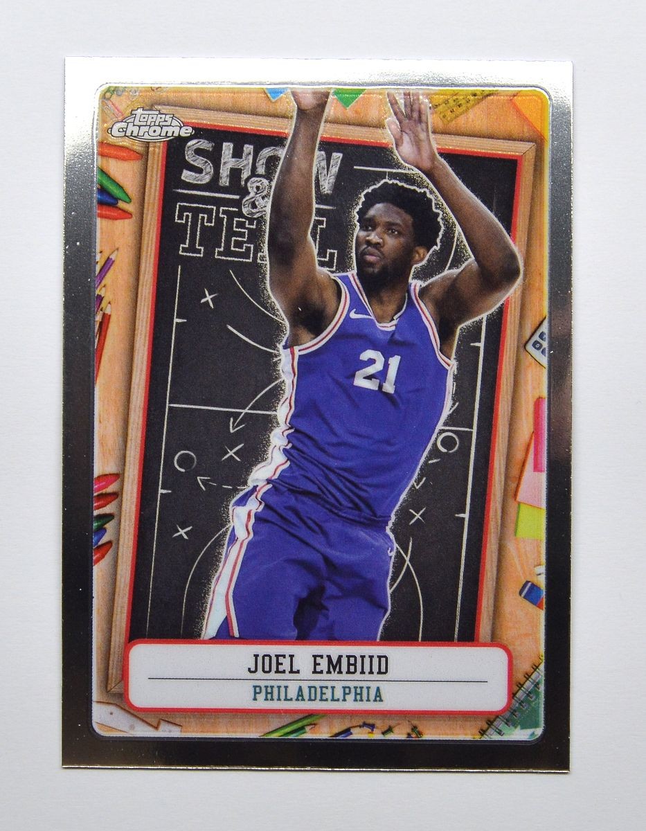 Topps Chrome 2024/25 NBA Show and Tell #ST5 Joel Embiid