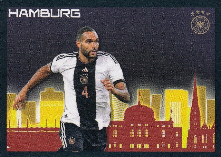 Ferrero Teamsticker Fußball EURO 2024 Panini Nr. 54: Hamburg Sammelbild