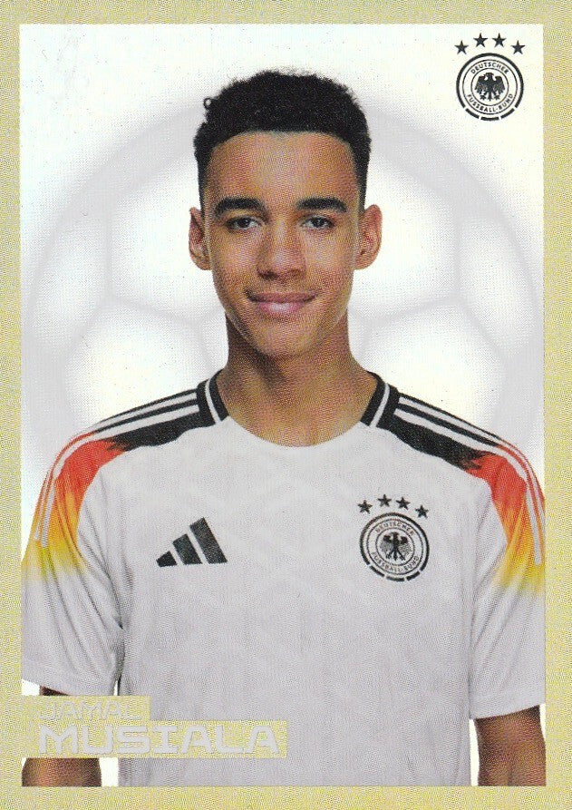 Ferrero Teamsticker Fußball EURO 2024 Panini Nr. 36: Jamal Musiala Sammelbild