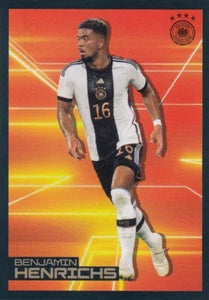 Ferrero Teamsticker Fußball EURO 2024 Panini Nr. 18: Benjamin Henrichs Action Sammelbild