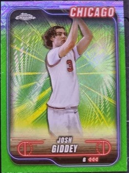 Topps Chrome 2024/25 NBA #76 Josh Giddey Green Refractor