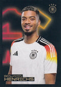 Ferrero Teamsticker Fußball EURO 2024 Panini Nr. 17: Benjamin Henrichs Sammelbild