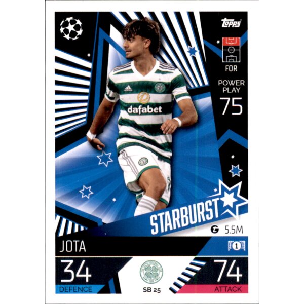 Topps Match Attax Champions League 2022/23 - SB25 - Jota - Starburst